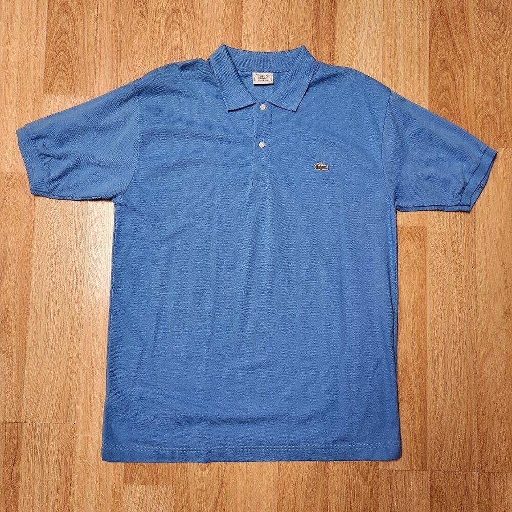 Polo ShirtLacoste polo shirt men sz 7/2XL blue France